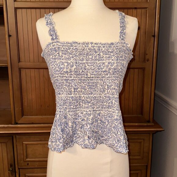 Women’s Smocked Top, Sz Med - Picture 1 of 11